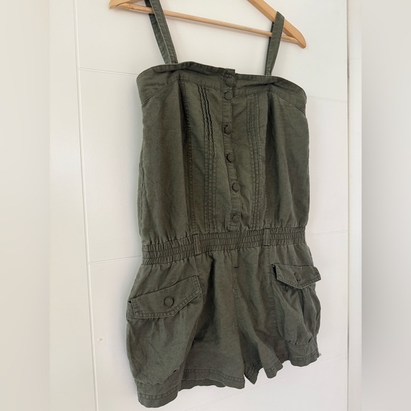 F&F Limited Edition Linen & Cotton Short Romper, size 10. - Picture 2 of 9